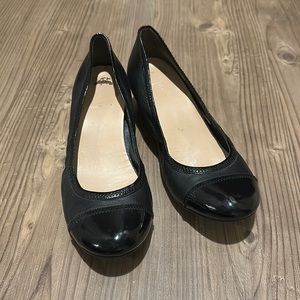 Cole Haan Nike Air Bottom Black Flats